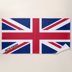 Serviette De Plage Drapeau du Royaume-Uni Splendid Patriotic