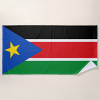 Drapeau du Soudan du Sud (Afrique)