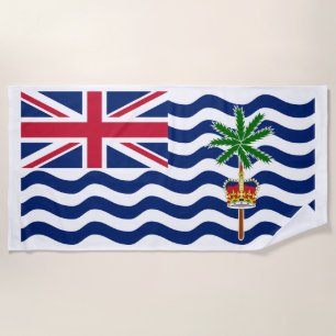 Serviette De Plage Drapeau du Territoire britannique de l'océan Indie