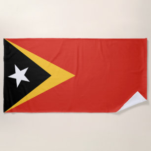 Serviette De Plage Drapeau du Timor oriental