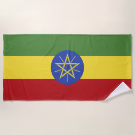 Serviette De Plage Drapeau éthiopien