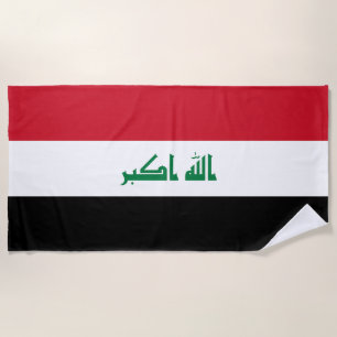 Serviette De Plage Drapeau Iraq