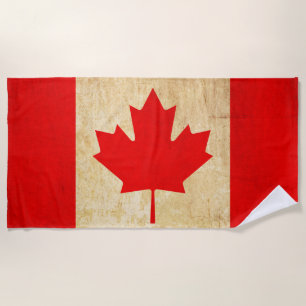 Serviette De Plage Drapeau national patriotique Vintage original du C