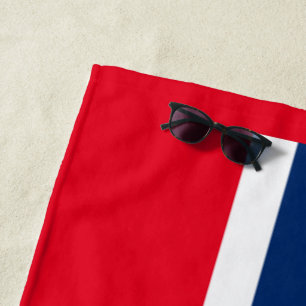 Serviette De Plage Drapeau norvégien