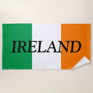 Serviette De Plage Drapeau officiel de l'Irlande