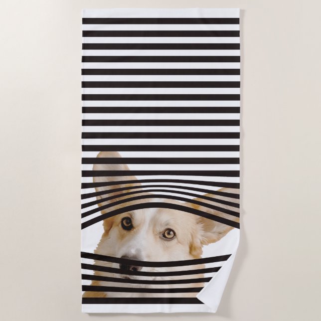 Serviette De Plage Drôle photographie cadeaux modernes pour les amour (Devant)