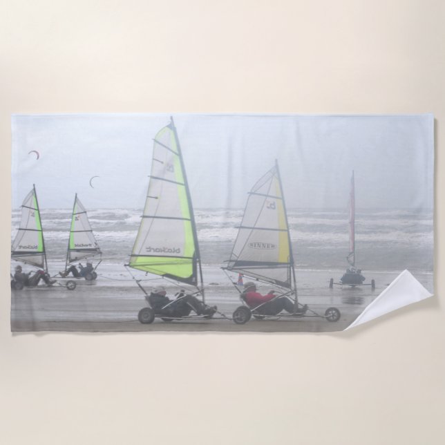 Serviette de plage du groupe Sand Yachting (Devant)