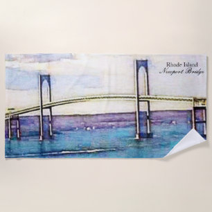 Serviette de plage du pont RI de Newport