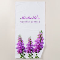 Écriture violette blanche fleur sauvage rose fleur