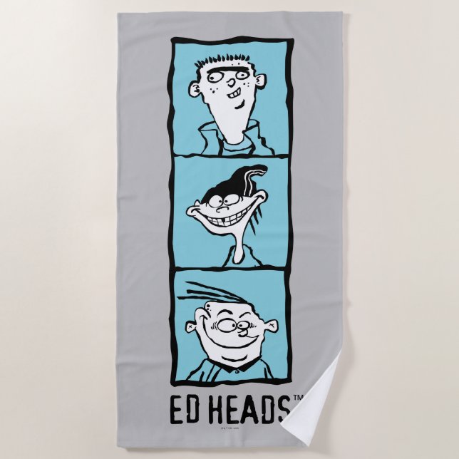 Serviette De Plage Ed, Edd, n Eddy - Ed Heads (Devant)