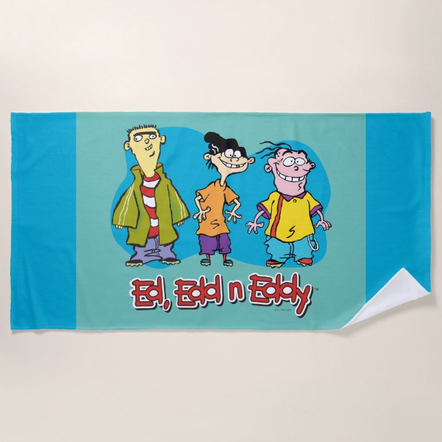 Serviette De Plage Ed, Edd, n Eddy Smiling (Devant)