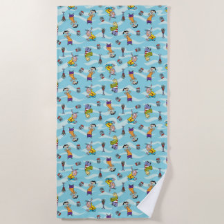 Serviette De Plage Ed, Edd, n Motif Eddy