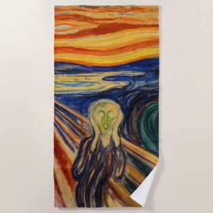 Serviette De Plage Edvard Munch - Le cri 1910
