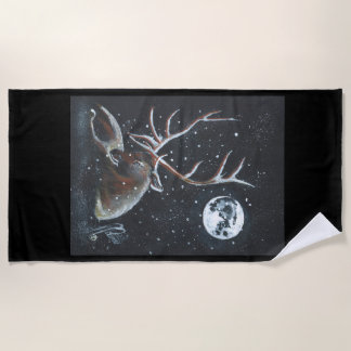 Serviette De Plage Élan en méditation