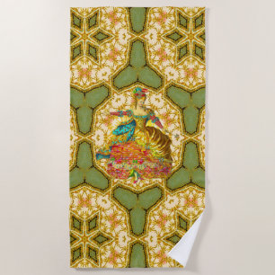 Serviette De Plage Élégance Danse Française
