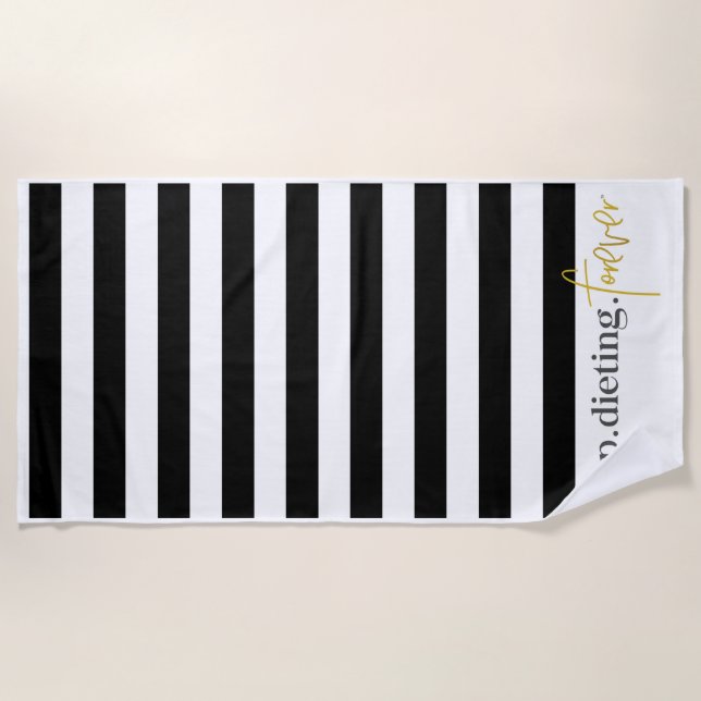 Serviette De Plage Emmenez votre SDF Lifestyle à la plage (Devant)