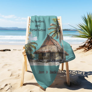Serviette De Plage En Vacances Jusqu'À Préavis