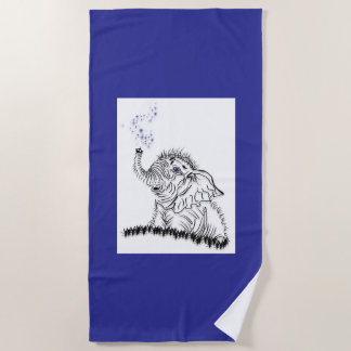Serviette De Plage Énergie éléphante