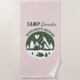 Serviette De Plage Enterrement de vie de jeune fille Camping Bach Wee