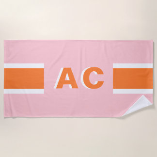 Serviette De Plage Enterrement de vie de jeune fille minimaliste mono