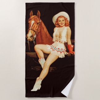 Serviette De Plage Épingle de fille