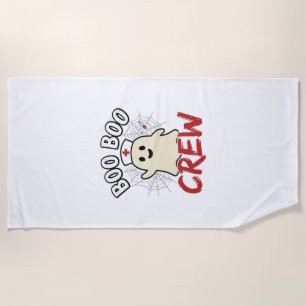 Serviette De Plage Équipage Boo Boo Halloween Infirmière Fantôme Desi