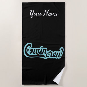 Serviette De Plage Équipage Cousin