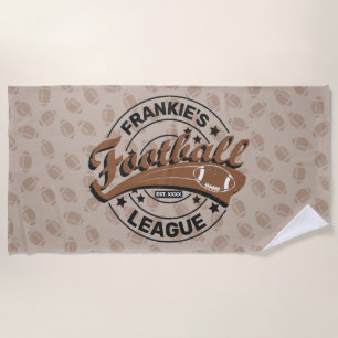 Serviette De Plage Équipe de joueurs de football