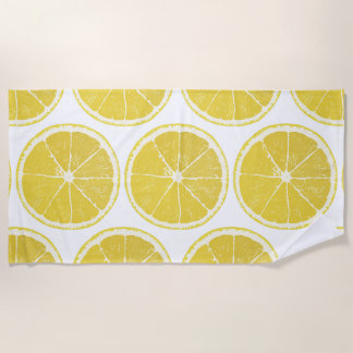 Serviette de plage estivale à motif vibrant de tra