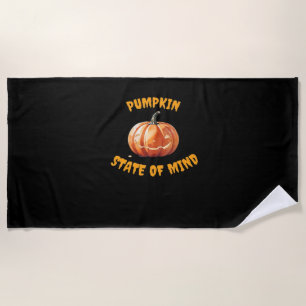 Serviette De Plage État d'esprit citrouille - T-shirt classique d'Hal