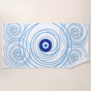Serviette De Plage Été de la spirale de protection des yeux mal
