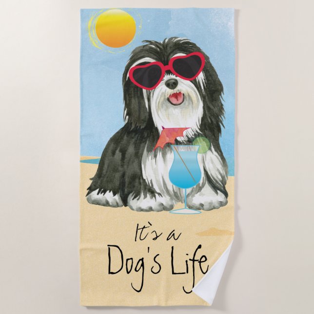 Serviette De Plage Été Havanese (Devant)