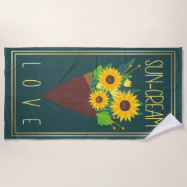 Serviette De Plage Été moderne et élégant