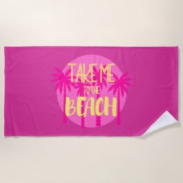 Serviette De Plage Été tropical moderne