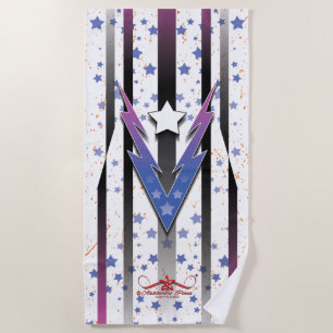 Serviette De Plage Étoiles de tonnerre