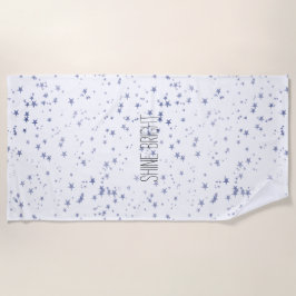 Serviette De Plage Étoiles violettes