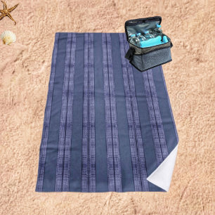 Serviette De Plage Executive Striped-Blue-II
