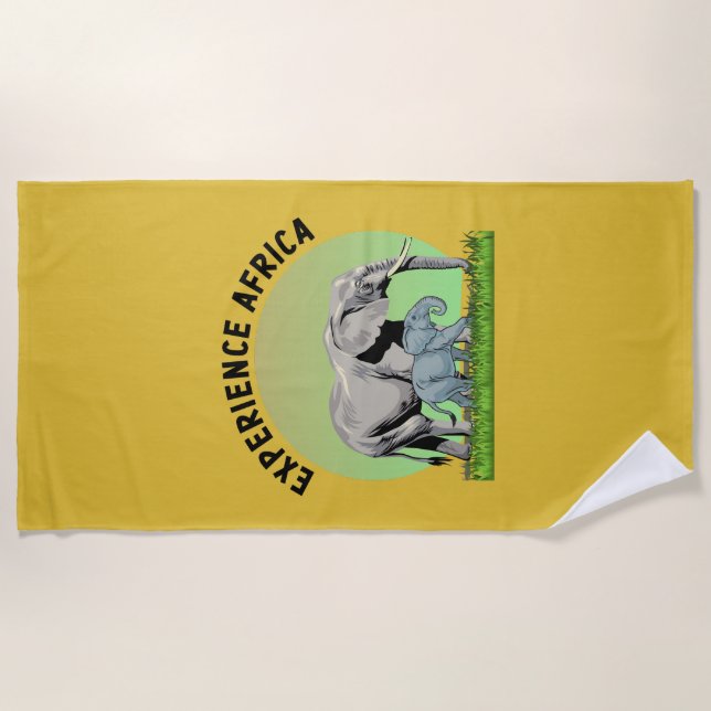 Serviette De Plage Expérience Afrique (Devant)