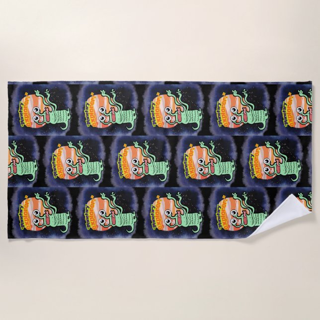 SERVIETTE DE PLAGE EXPLORATEUR PLANÉTAIRE (Devant)