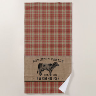 Serviette De Plage Family Farmhouse