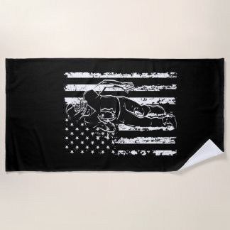 Serviette De Plage Fan de football américain
