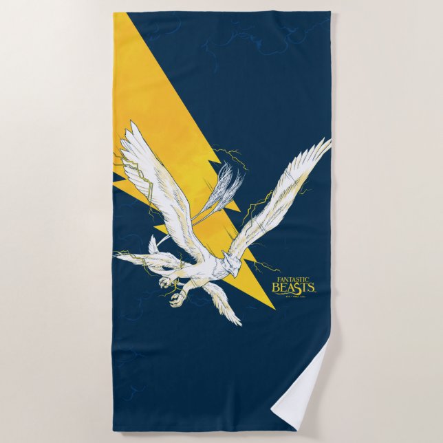 Serviette De Plage Fantastic Beasts Thunderbird (Devant)