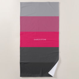 Serviette De Plage Femme personnalisée de ville
