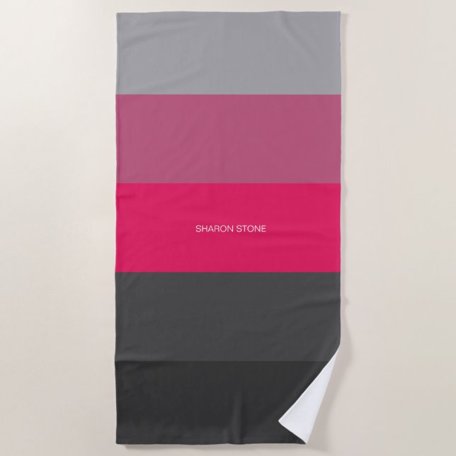 Serviette De Plage Femme personnalisée de ville (Devant)