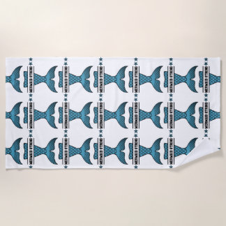 Serviette de plage ferme de sirène