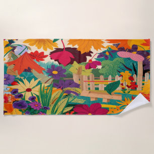 Serviette De Plage Feuilles d'automne