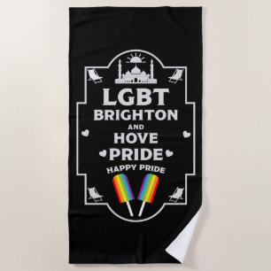Serviette De Plage Fierté de Brighton et de Hove