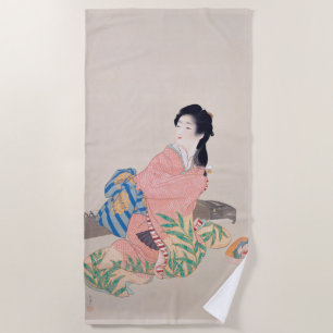Serviette De Plage Fille Miyuki (Belle Dame Japonaise) (Asiatique)