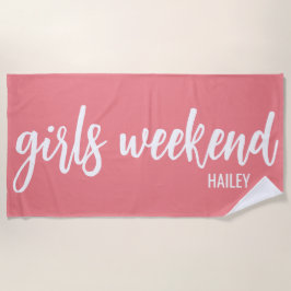 Serviette De Plage Filles Weekend Monogram Beach Towel