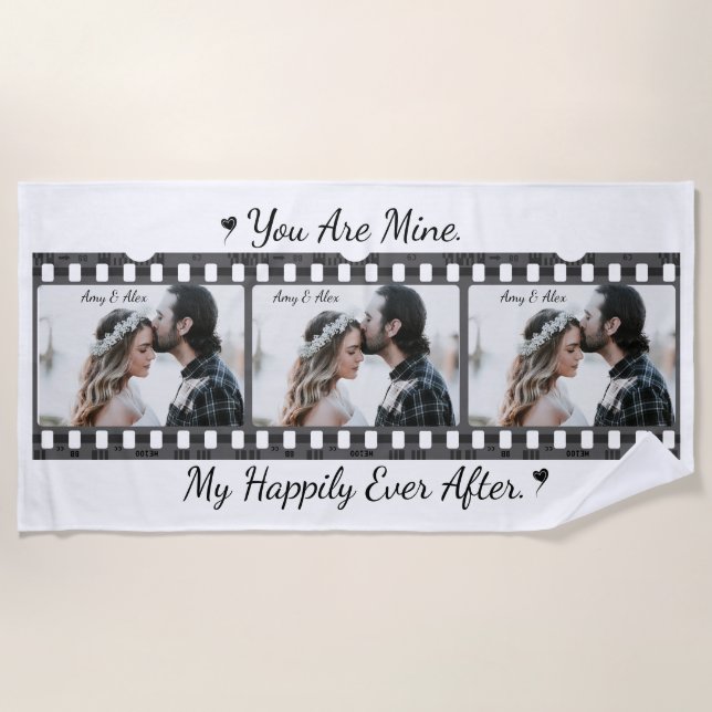 Serviette De Plage Film tendance Reel Film Film personnalisable Cadre (Devant)